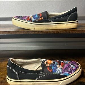 DC Comics The Joker & Harley Quinn Kissing Slip on Shoes Batman 8.5 Men’s